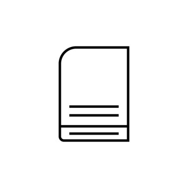 sözlük simgesi çizimi