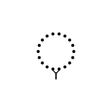 dua boncukları simge illüstrasyon element tasarımı