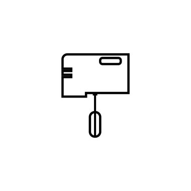 el karıştırıcı simgesi illüstrasyon unsuru tasarımı