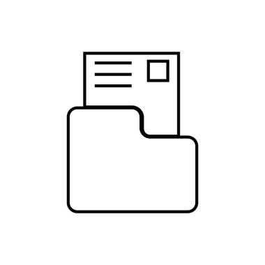 dessier simge illüstrasyon unsuru tasarımı