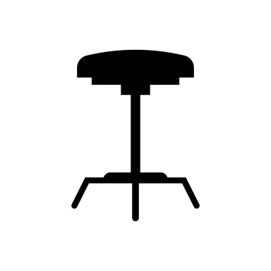 sandalye simgesi çizimi ögesi tasarımı