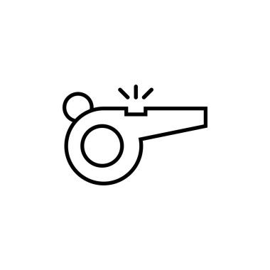 Islık Simgesi İllüstrasyon Element Tasarımı