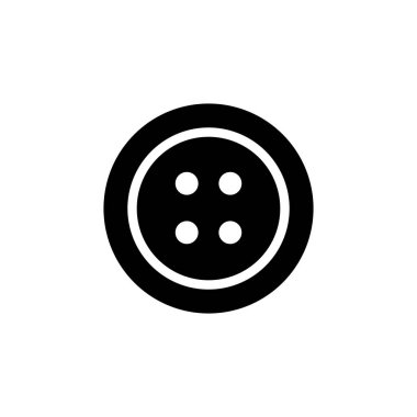 düğme simgesi illüstrasyon unsuru tasarımı