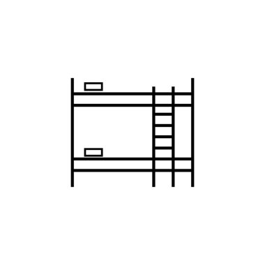 ranza yatak simgesi illüstrasyon element tasarımı