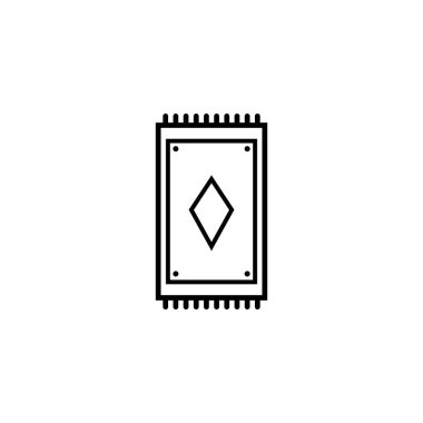 halı simgesi çizimi ögesi tasarımı