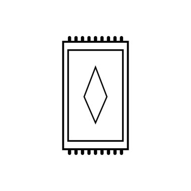 halı simgesi çizimi ögesi tasarımı