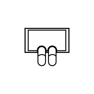 paspas simgesi illüstrasyon unsuru tasarımı