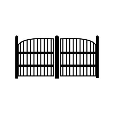 Kapı simgesi çizimi ögesi tasarımı