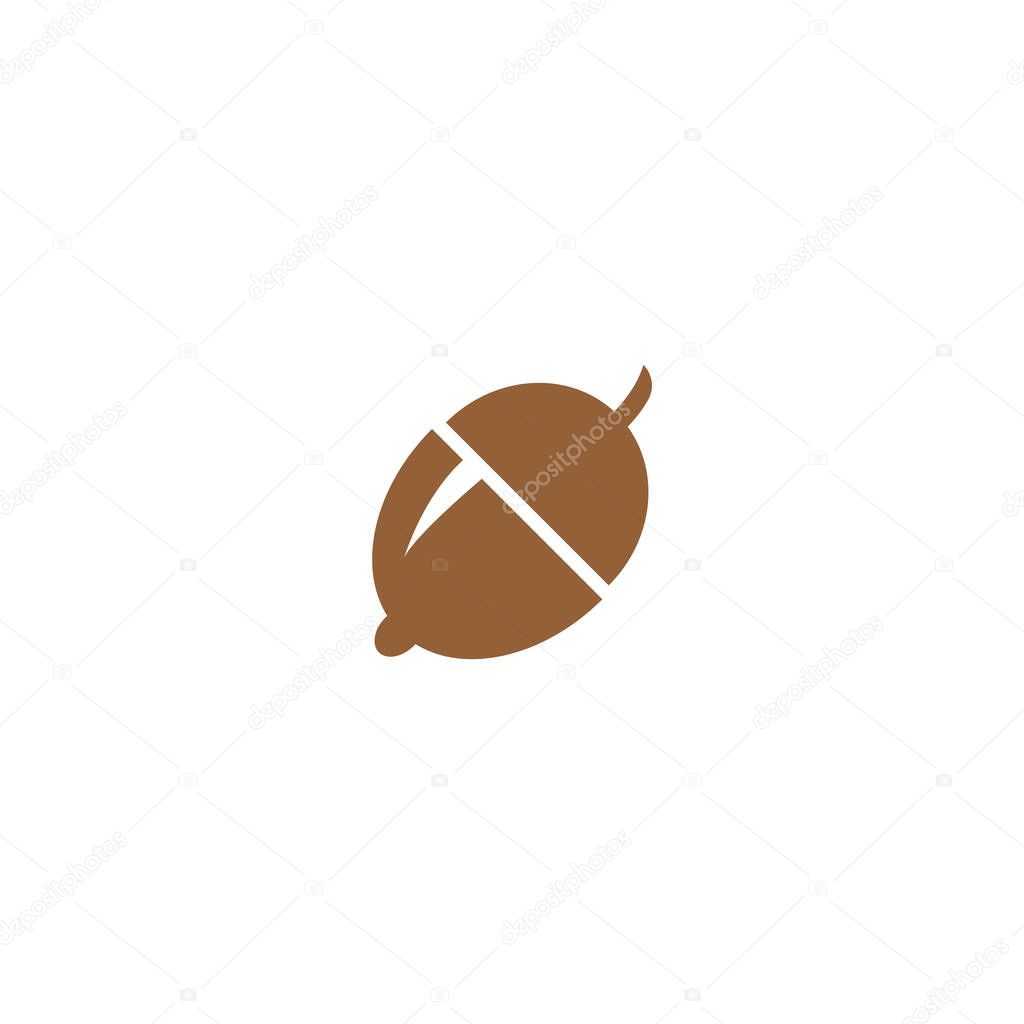 Peanut icon illustration element design