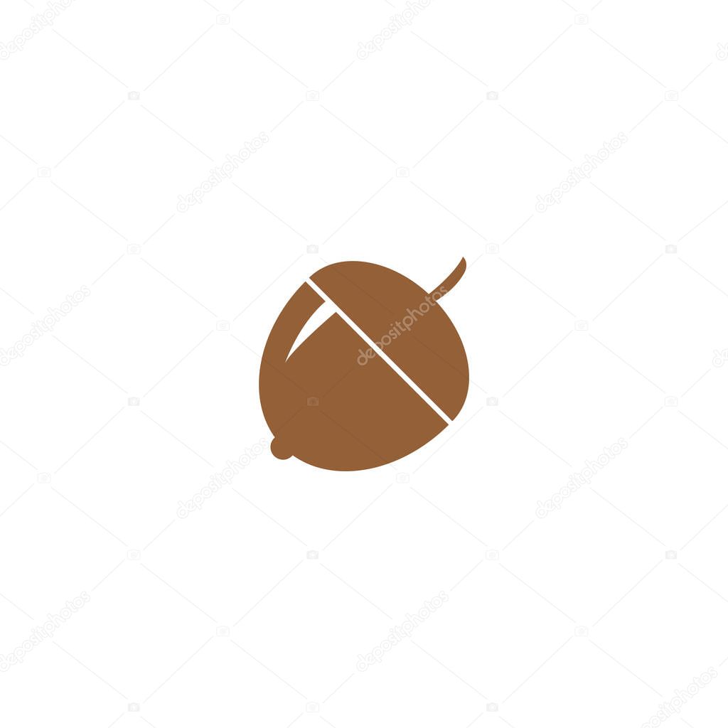 Peanut icon illustration element design