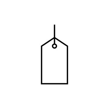 etiket simgesi çizimi