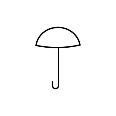 şemsiye simgesi illüstrasyon unsuru tasarımı