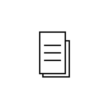 kağıt simgesi illüstrasyon ögesi tasarımı