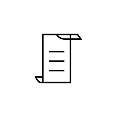 kağıt simgesi illüstrasyon ögesi tasarımı