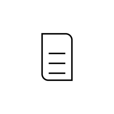 kağıt simgesi illüstrasyon ögesi tasarımı