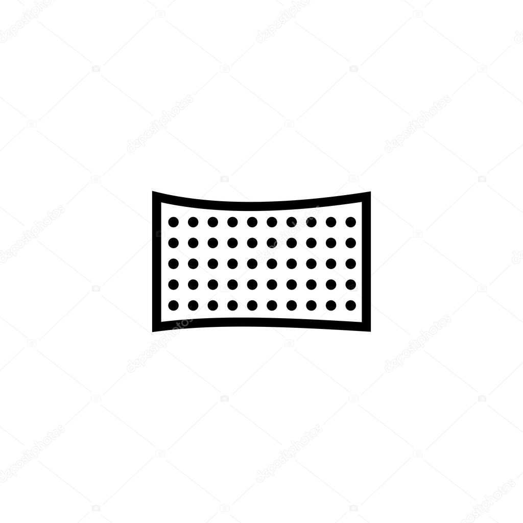 Sandpaper icon illustration element design