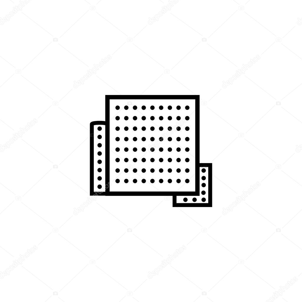 Sandpaper icon illustration element design