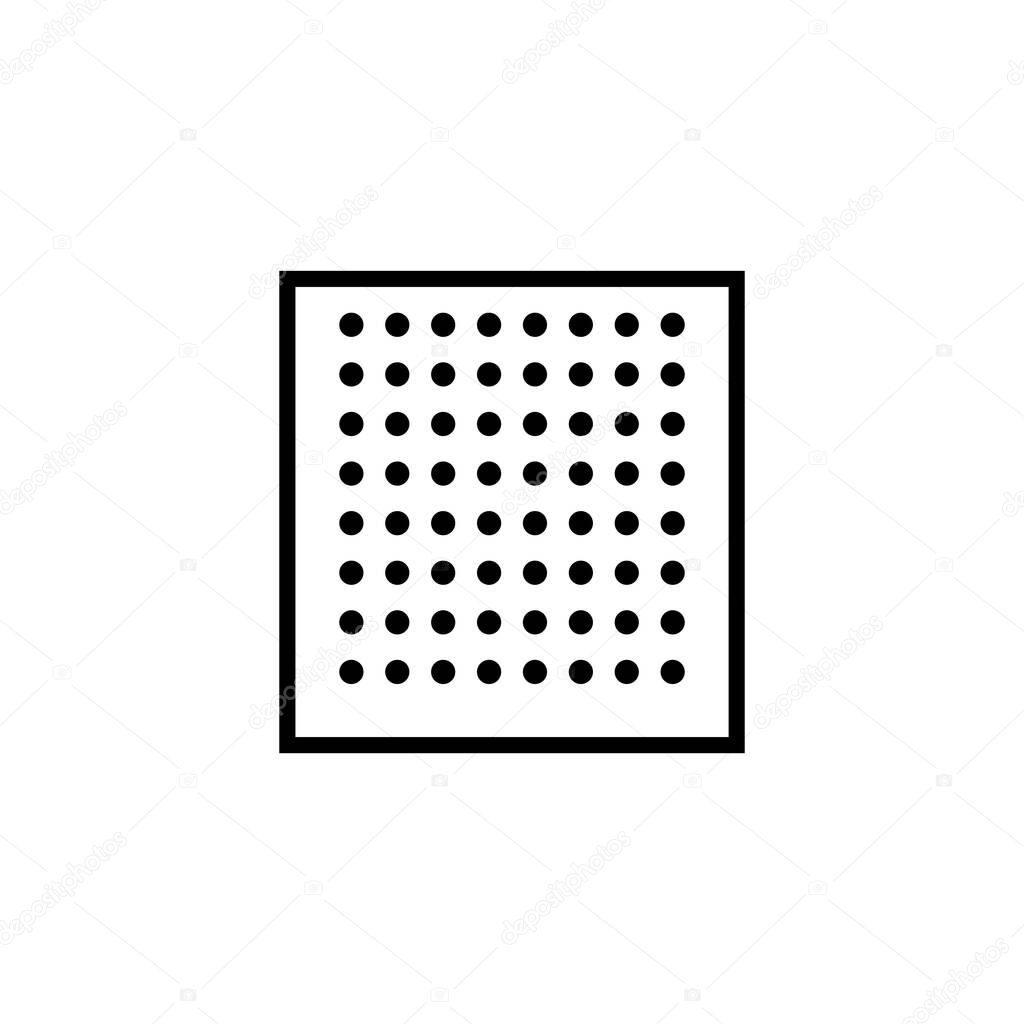 Sandpaper icon illustration element design