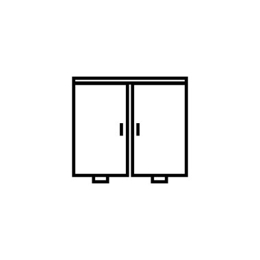 dolap simgesi illüstrasyon ögesi tasarımı