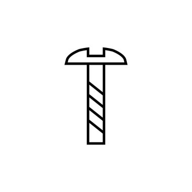 cıvata simgesi çizimi