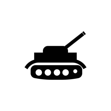 askeri tank simgesi çizimi