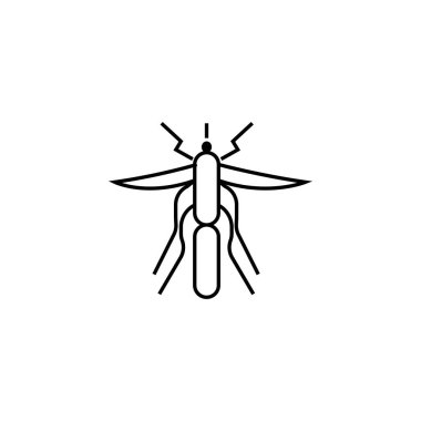 Sivrisinek simgesi illüstrasyon unsuru tasarımı