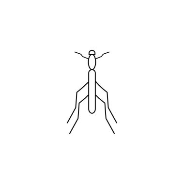 Sivrisinek simgesi illüstrasyon unsuru tasarımı