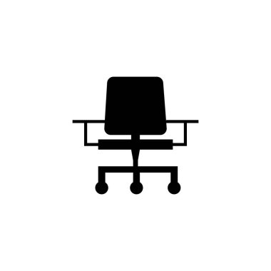 döner sandalye simge çizimi element tasarımı