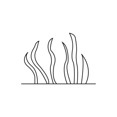 yosun simgesi illüstrasyon element tasarımı