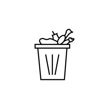 yiyecek atığı resmetme element tasarımı