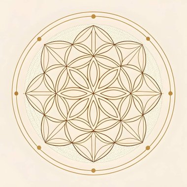 Mandala vektör tasarım öğesi