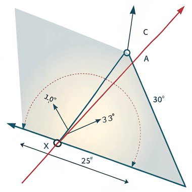 Bir üçgenin vektör resmi