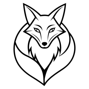 Kurt logosu. Kurt logo vektörünün vektör çizimi. izole vektör illüstrasyonu.