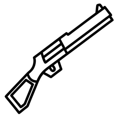 silah simge vektör çizim