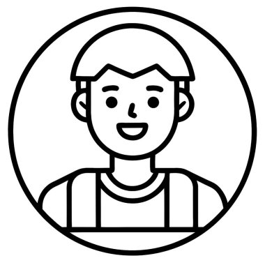 erkek simgesi tasarımı, vektör illüstrasyonu