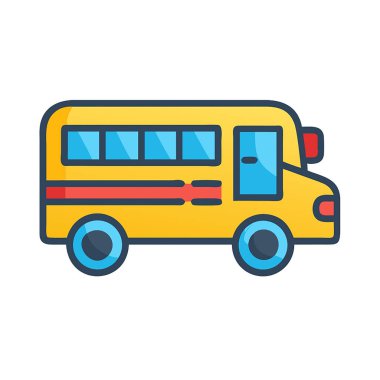 okul yolu vektör simgesi