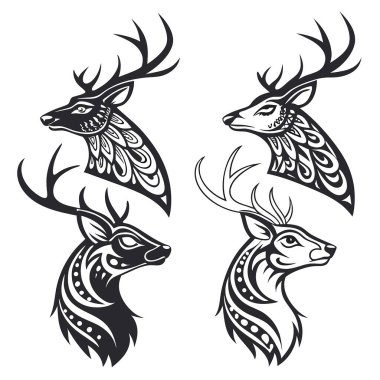 Bir grup kabile geyiği.