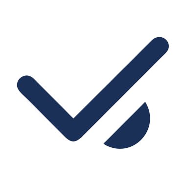 Tamam vektör renk simgesi