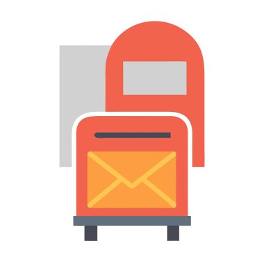 e-posta düz vektör simgesi