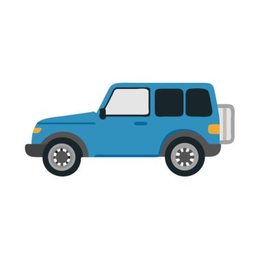 Araç ikonu düz. vektör illüstrasyonu