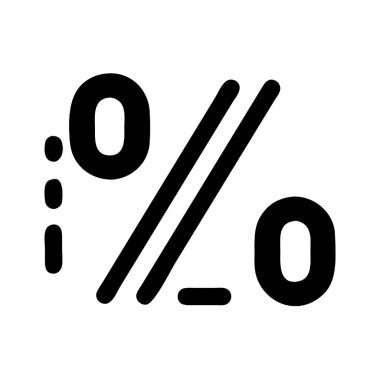 yüzde indirim simgesi, vektör illüstrasyonu