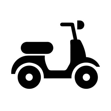 araba scooter vektör çizimi tasarımı