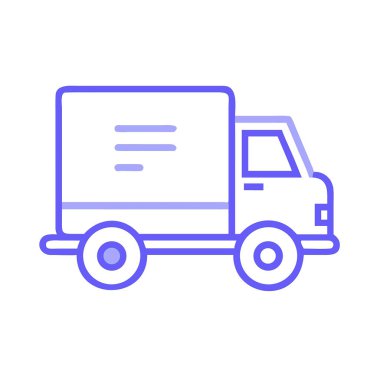 dağıtım aracı renk simgesi, fast food kamyonu