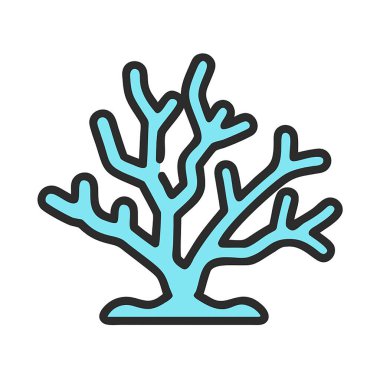 Beyaz arka plan üzerinde ağaç şeffaf işareti izole ağaç simge vektör