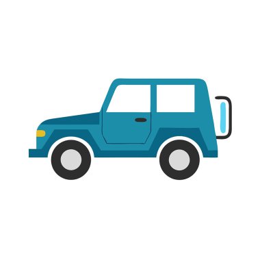 Araç taşıma simgesi tasarımı, vektör illüstrasyon grafiği
