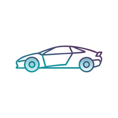 araba onarımı gradyan çizgi simgesi