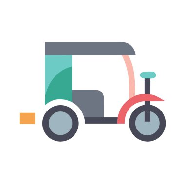 bisiklet dağıtım vektörü simgesi