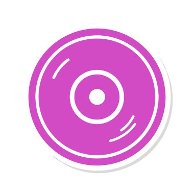 Müzik simgesinin vektör illüstrasyonu