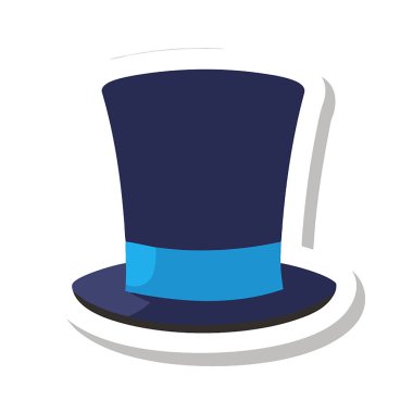 mavi kravatlı münzevi şapka