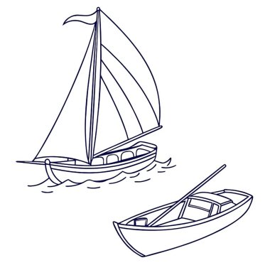 Okyanusta yüzen tekne